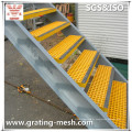 FRP / GRP / Fibre de verre / grille pour l&#39;approbation de la marche des escaliers ISO SGS